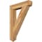 Ekena Millwork Traditional Arts & Crafts Rough Sawn Bracket, Western Red Cedar, 6"W x 34"D x 46"H BKT06X34X46TRA03RWR - alternate 1